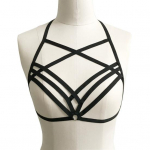 Seksikad naiste &otilde;&otilde;nsad elastsed puuri rinnahoidja sidemed, rihmad, p&auml;itsed rinnahoidja rinnahoidja rinnahoidja M must