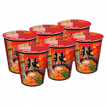 Nissin Premium Cup nuudli kiirnuudlid Korea kuuma ja v&uuml;rtsika supi maitsega 70 g. x 6 tk 70 g. x 6 pcs