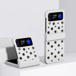 Tolmukindel moodne mobiiltelefoni &uuml;mbris Samsung Galaxy Z Flip4 Flip 4 5g Flip3 Flip 3 libisemisvastane kate Samsung Flip4 &uuml;mbriste jaoks for Samsung Z Flip 3 valge