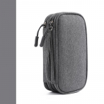 Reisikorraldaja kaablikoti kott Elektrooniliste tarvikute kandekott Kaasaskantav veekindel kahekihiline hoiukott kaabli juhtme jaoks Red