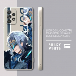 &Uuml;mbris Samsung Galaxy A53 A42 A33 A52s A73 A13 A12 A13 A32 A52 A23 A72 A22 Tpu silikoonist ruudukujulise vedela kaanega M&auml;ng Inimesed Samsung A13 5G