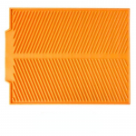 K&ouml;&ouml;gi silikoonist &auml;ravoolupadi, hoiustamisn&otilde;ud, kuivatusmatt, n&otilde;rutusalus, libisemiskindlad pannid lauan&otilde;udele, p&otilde;letusvastane potialus, alus M(38X24.5CM) oranž