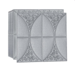 10tk/kott 3D neljaleheline ristikheina tapeet veekindel isekleepuv isetegemise kleebis TV sein elutuba magamistoa t&ouml;&ouml;tuba 70x70cm 10Pcs