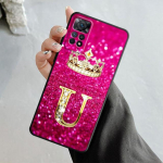 Red Pink Gold Diamond King Crown Letter Xiaomi Redmi Note 11t 11s 11 10 8 Pro 9 9s 9t 8t jaoks Mi 10 8 9a 9c 10c 12c K60 Shell jaoks For Redmi Note11T 5G