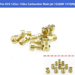 10 tk Jet & karburaatori p&otilde;hijoa komplekt GY6 125cc-150cc 152QMI 157QMJ #100- #140 jaoks