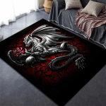Dragon Carpet Elutuba Kodusisustus Diivanilaud vaip Libisemisvastane Toolipadi Lounge Mat j&otilde;uluvaip 80cm by 120cm gray