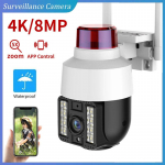 200W/500W IP CCTV kaamera v&auml;listingimustes WiFi 360&deg; videovalve 5MP turbe AI j&auml;lgimine HD PTZ juhtmevaba WIFI kaamera 200W