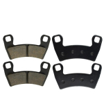 AHL mootorratta esiosa ja; Tagumised piduriklotsid Polaris RZR 570 EPS RZP 800 EPS EFI RZR S 800 FA159 jaoks 1 Pair FA456 Front black
