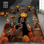 3D uus Halloweeni voodipesukomplekt, &otilde;udus, naljakas tekikattega padjap&uuml;&uuml;r 2 v&otilde;i 3 AU/EU/DE/ES t&auml;issuuruses pehme kodukaunistus Baby 100x135cm