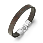 Kohandatud nimega nahast k&auml;ev&otilde;ru meestele, isikup&auml;rastatud roostevabast terasest reguleeritav paariline k&auml;ev&otilde;ru, k&auml;ev&otilde;ru kingitus meestele perele h&otilde;be
