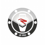 Mootorratta 3D s&uuml;sinikkiust k&uuml;tusepaagi kattepadja kereosade kaitsekleebis BMW-le 110115