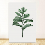 Troopiline lehestik Seinakunst L&otilde;uendimaal Skandinaavia P&otilde;hjamaade elutuba Kodu seinakaunistus Pildid Plakatid ja tr&uuml;kised Cuadros 21X30cm No Frame