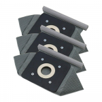 3 tk mittekootud kotti 110 mm * 100 mm plastikust alus, pestav Electroluxi jne tolmuimeja asendamiseks