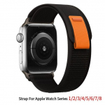 Apple Watchi rihm 49 mm 44 mm 45 mm 40 41 42 38 mm Correa k&auml;ev&otilde;ru nailonist kellarihm Iwatch Series 8 Ultra 7 6 5 38mm 40mm 41 mm must