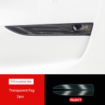 Tesla Model 3 Y S X jaoks TPU Mustendav Esitulede Tagatulede Udutulede Kaitsekile Esitulede Tagatulede V&auml;rvimuutuv Y Transparent Fog