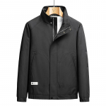 M-8XL suur jope vabaaja kaelus Solid Fat Man Plus mantel 8XL must