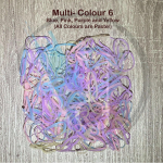 1000 tk &uuml;hekordselt kasutatavad elastsed kummipaelad minijuuksepaelad kirjatarbed kontoritarvete koolikummid t&uuml;drukutele ja lastele Black (1000 pcs/bag)