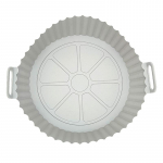 &Otilde;hkfrit&uuml;&uuml;r k&uuml;psetuspann pehme silikoon materjal kanapraad ahjupann kartul ahjupann pitsa korraldaja big punane