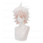 Anime Komaeda Nagito parukas Danganronpa Cosplay parukas Anime Cosplay juuksed s&uuml;nteetilised kuumakindlad juuksed Komaeda Nagito Cosplay parukad + paruka m&uuml;ts