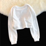 &Otilde;huke l&uuml;hike dressipluus naiste k&otilde;rge v&ouml;&ouml;kohaga &uuml;hev&auml;rviline topp S valge