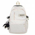 Meeste seljakott, suure mahutavusega &otilde;pilase seljakott naistele keskkooli&otilde;pilase koolikott valge