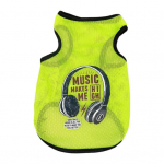 Lemmiklooma vesti multifilmi mustriga kulumiskindel pol&uuml;ester lemmikloomade &uuml;li&otilde;hukeste varrukateta p&auml;ikesekaitseprindiga vesti lemmikloomatarbed S