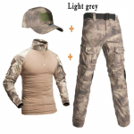 Taktikaline kamuflaaživorm s&otilde;jav&auml;e armee treeningkost&uuml;&uuml;mid Airsofti lahingus&auml;rk + p&uuml;ksid jahiriided paintballi snaipririided taktikalise m&uuml;tsiga M