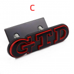 1 TK 3D metallist auto esiv&otilde;re GTD logoga tagumine pagasiruumi golfi embleem V/olkswagen V/WG/olf 4 5 6 7 7 MK4 MK5 MK6 MK7 MK8 Grille c