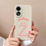 Telefoni&uuml;mbris Oppo Reno10 Pro 6 7 8 Pro+ Lite Fashion Cover Crown Kirjad Telefoni kotid Kaamera kaitse Matt pehme silikoon p&otilde;rutuskindel Oppo kaitseraua jaoks OPPO Reno6 4G