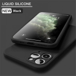 Pehme vedel silikoonist tavalisest kummist telefoni&uuml;mbris iPhone 15 14 13 12 11 Pro Max X XR XS Max 7 8 15 Plus Luxury p&otilde;rutuskindel kaitseraua kaitsekate For iPhone 15 tumepunast v&auml;rvi