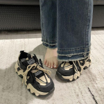 Naiste kingad Kevadised naiste tossud Suvine mood platvorm Spordijalatsid Mustad Kawaii vulkaniseeritud vabaaja tossud 35 must