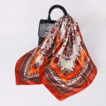 Kvaliteetsed luksuslikud siidist sallid peapael Sallid kaelasall naistele kett siidist sall naiste dekoratiivne sall 90cm