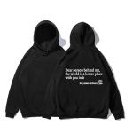 Kallis inimene Behind Me Hoodie Isik In Front of You pikkade varrukatega kapuuts Casual Unisex L