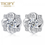 Lihtsad ja &otilde;nnelikud neljalehelised k&otilde;rvar&otilde;ngad Love Eternal Heart k&otilde;rvar&otilde;ngad valge