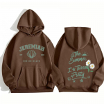 Suvi, millest sain ilusaks Jeremiah Cousins ​​Beach Fashion kapuuts I Am Kenough dressipluus Harajuku Naiste meeste kapuuts Sudaderas L