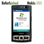 Renoveeritud Nokia originaal Nokia N95 8GB 3G Wifi Slide mobiiltelefon Simple Set