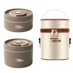 1 komplekt 420/550 ml roostevabast terasest s&ouml;&ouml;gikarp &otilde;hukindla kaanega kahekihiline toidukvaliteetne n&otilde;udepesumasin mikrolaineahi s&uuml;gavk&uuml;lmik Ohutu &otilde;pilastele &uuml;mar termiline beež