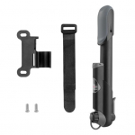 Kaasaskantav 120 PSI jalgrattapump koos m&otilde;&otilde;turiga ergonoomilise k&auml;epidemega jalgratta pumbaga, t&ouml;&ouml;j&otilde;udu s&auml;&auml;stev t&auml;ispuhutav k&auml;siratta rehvipump B