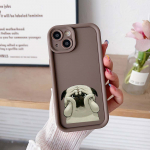 Sky Eye Ladder telefoni&uuml;mbris iPhone 15-le Samsung A24 Huawei Honor 90 Xiaomi Redmi Note 11 Infinix Realme Angel Eye pehme kate NY1 Animal Cute Mops Dog for iPhone 6 must