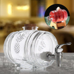 // T&uuml;nn 1000 ml k&auml;sitsi puhutud klaasist karahvinipudelitega Schnapps Holeless