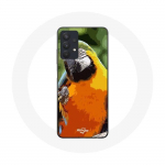 &Uuml;mbris Samsung Galaxy A32 5G Macaws Parrot Orange Green jaoks