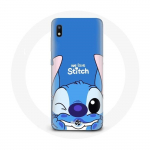 &Uuml;mbris Samsung Galaxy A10 Stitch armas sinise taustaga