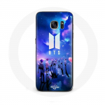 &Uuml;mbris Samsung Galaxy S6 Bangtan Sonyeondan BTS Fanart logo jaoks