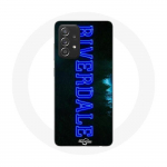 &Uuml;mbris Samsung Galaxy A52 Riverdale'i seeria logoga sinine