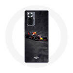 Coque pour Xiaomi Redmi Note 10 Pro Formule 1 Max Verstappen F1 noir rouge et jaune