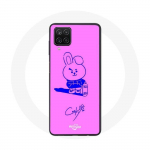 Jungkooki lilla taustaga &uuml;mbris Samsung Galaxy A12 BTS Bangtan Boys BT21 Cooky jaoks