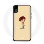 Coque pour Iphone XS BTS TinyTAN Animation Suga