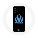 Coque pour Samsung Galaxy A13 5G Logo Olympique de Marseille Fond Noir