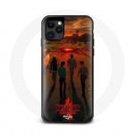 Coque pour Iphone 11 Pro Stranger Things Saison 4 Affiche Art Equipages de la Nouvelle Th&eacute;orie