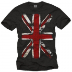 Union Jack Inglismaa Lipp UK Punk Rock Muusika S&auml;rk Unisex T-s&auml;rk M